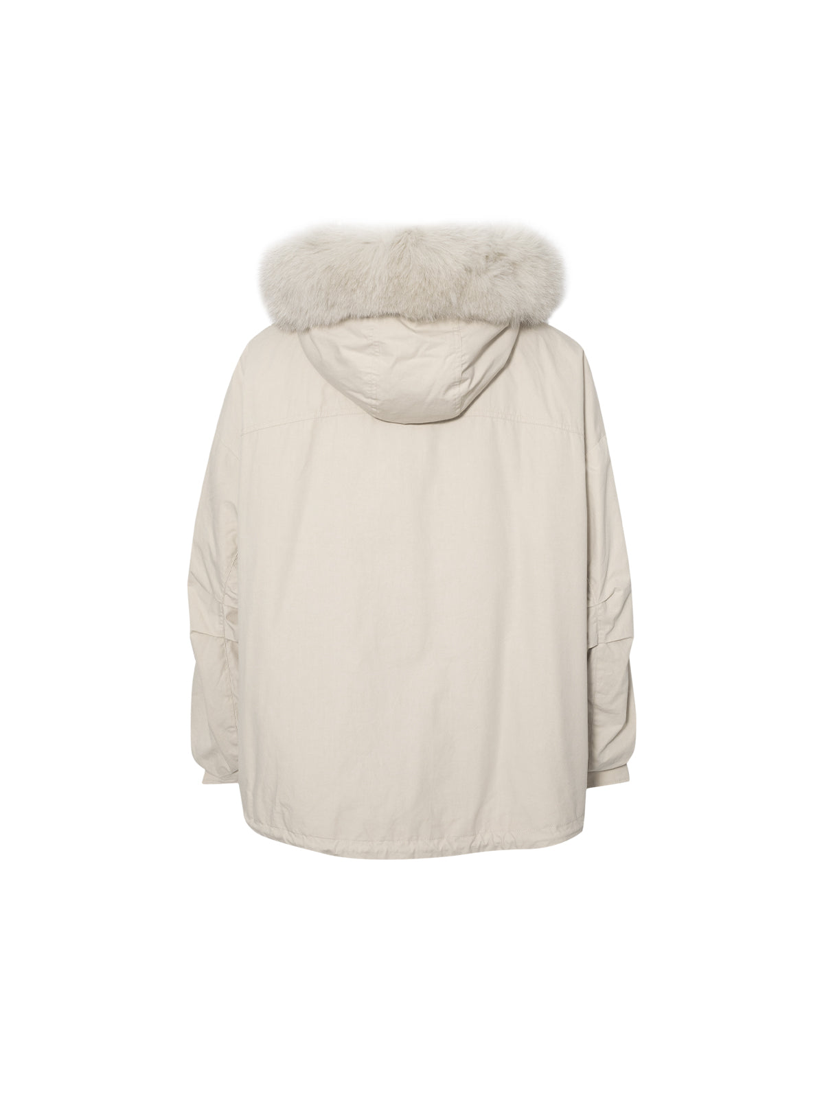 Rabbit Fur Short Parka