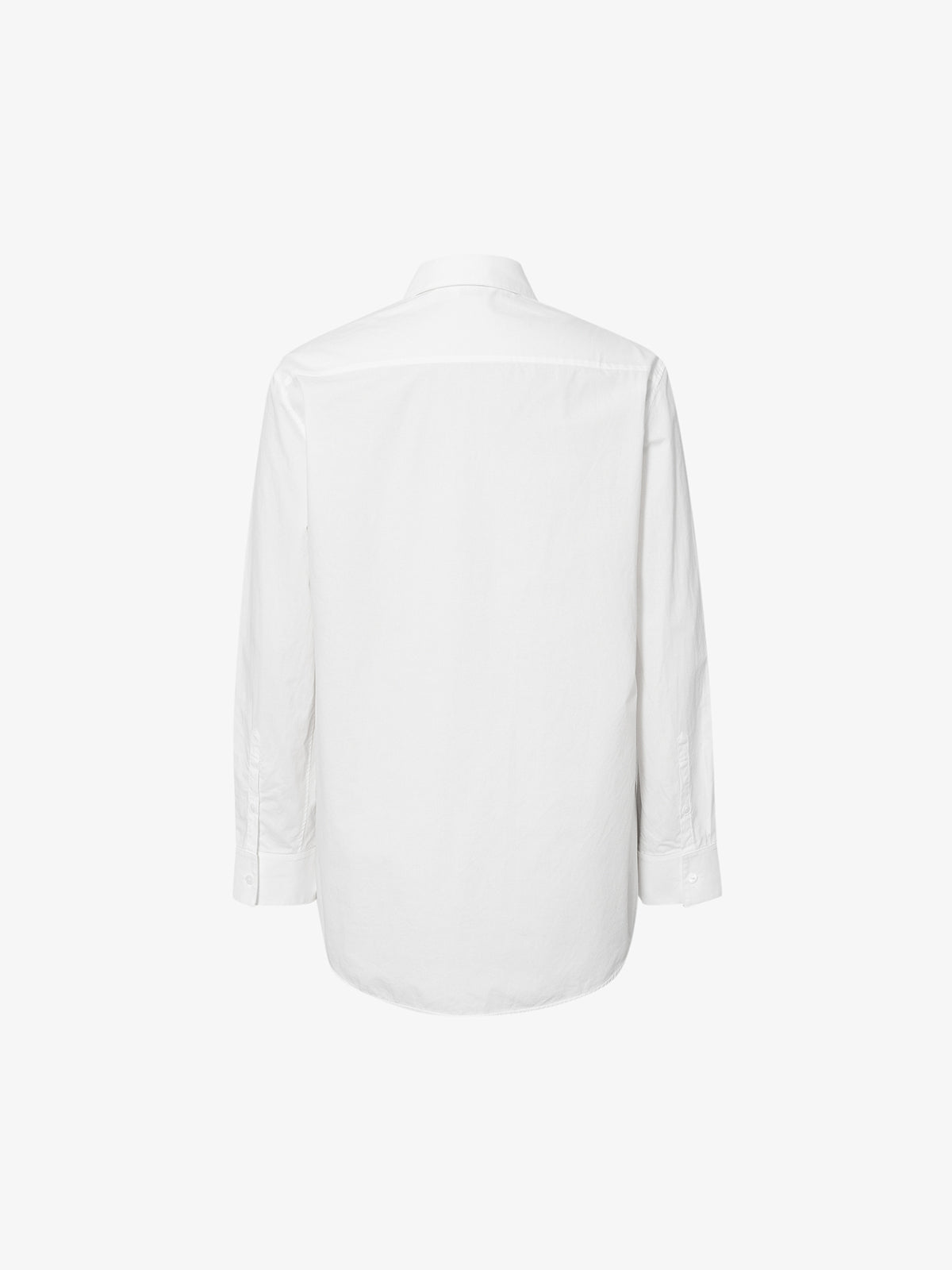 Concealed Placket Pure Cotton Shirt