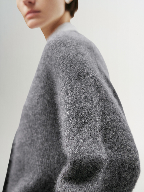 Load image 1 in gallery view. Pure Cashmere Cardigan
