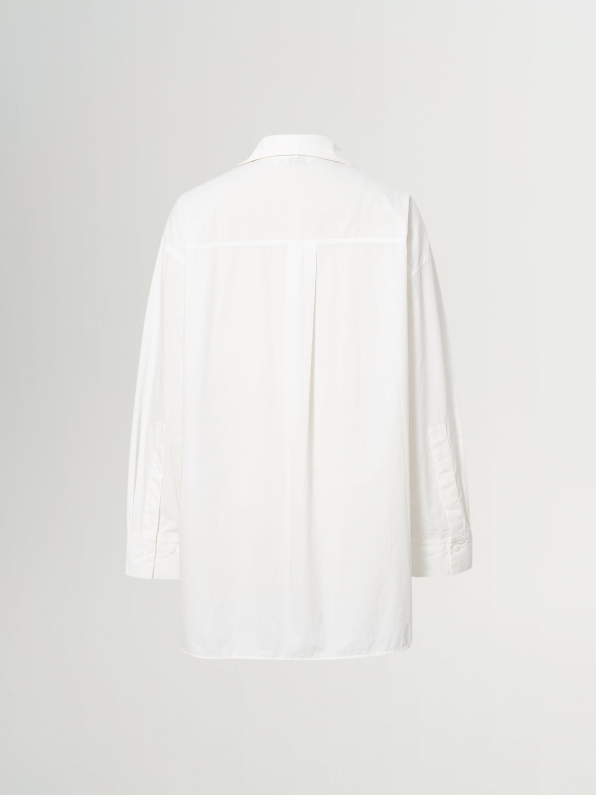 Pure Cotton Tie-Neck Poplin Shirt