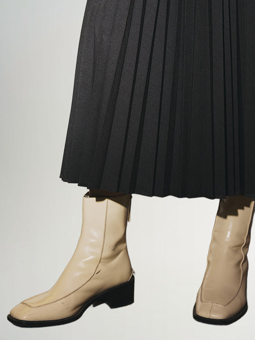 Load image 1 in gallery view. Viscose Flounce Midi Skirt