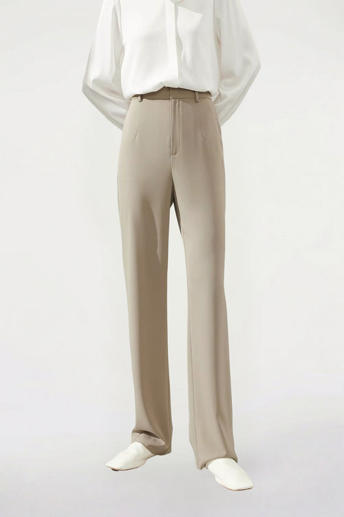 Load image 1 in gallery view. Tailored Off-White Cotton Jeans