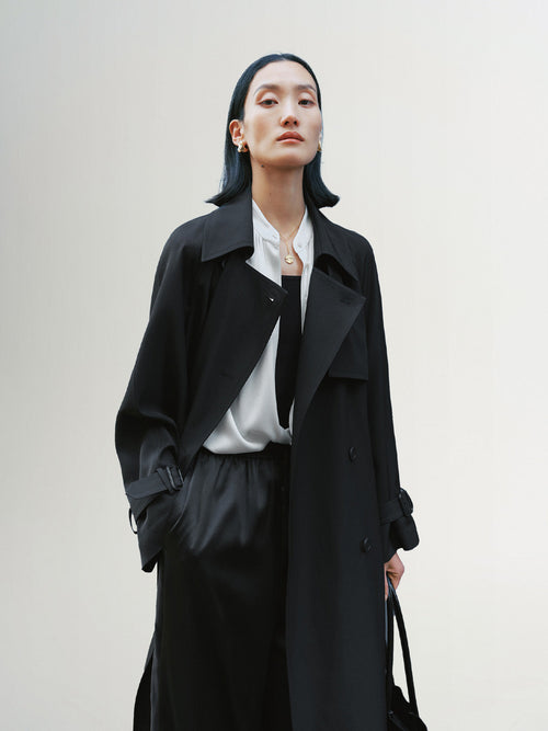 Load image 1 in gallery view. Trench-coat Gaby