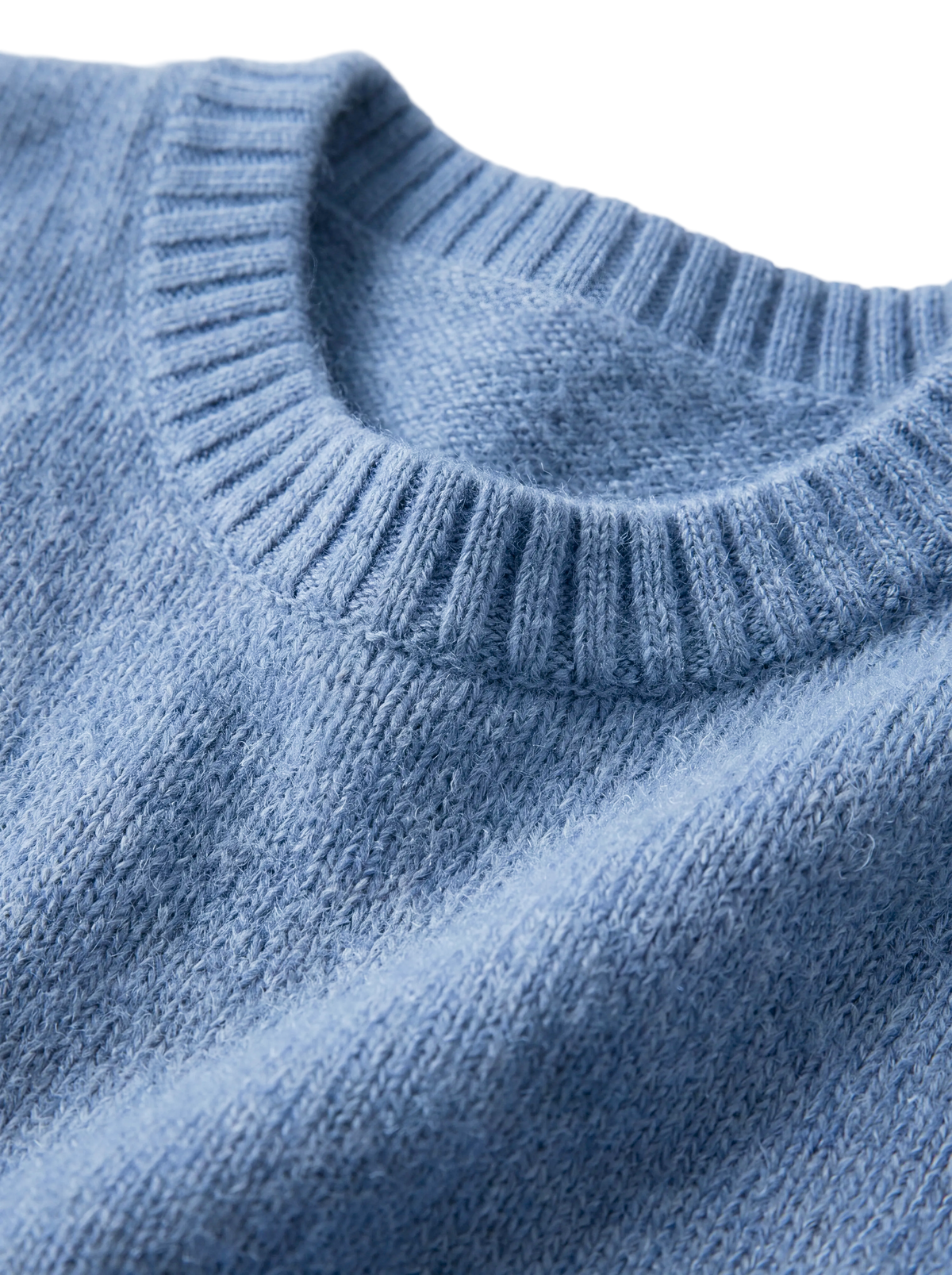 Lightweight Cashmere-Silk Crewneck Sweater