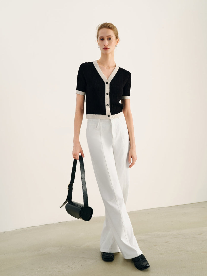 Black and White Cardigan