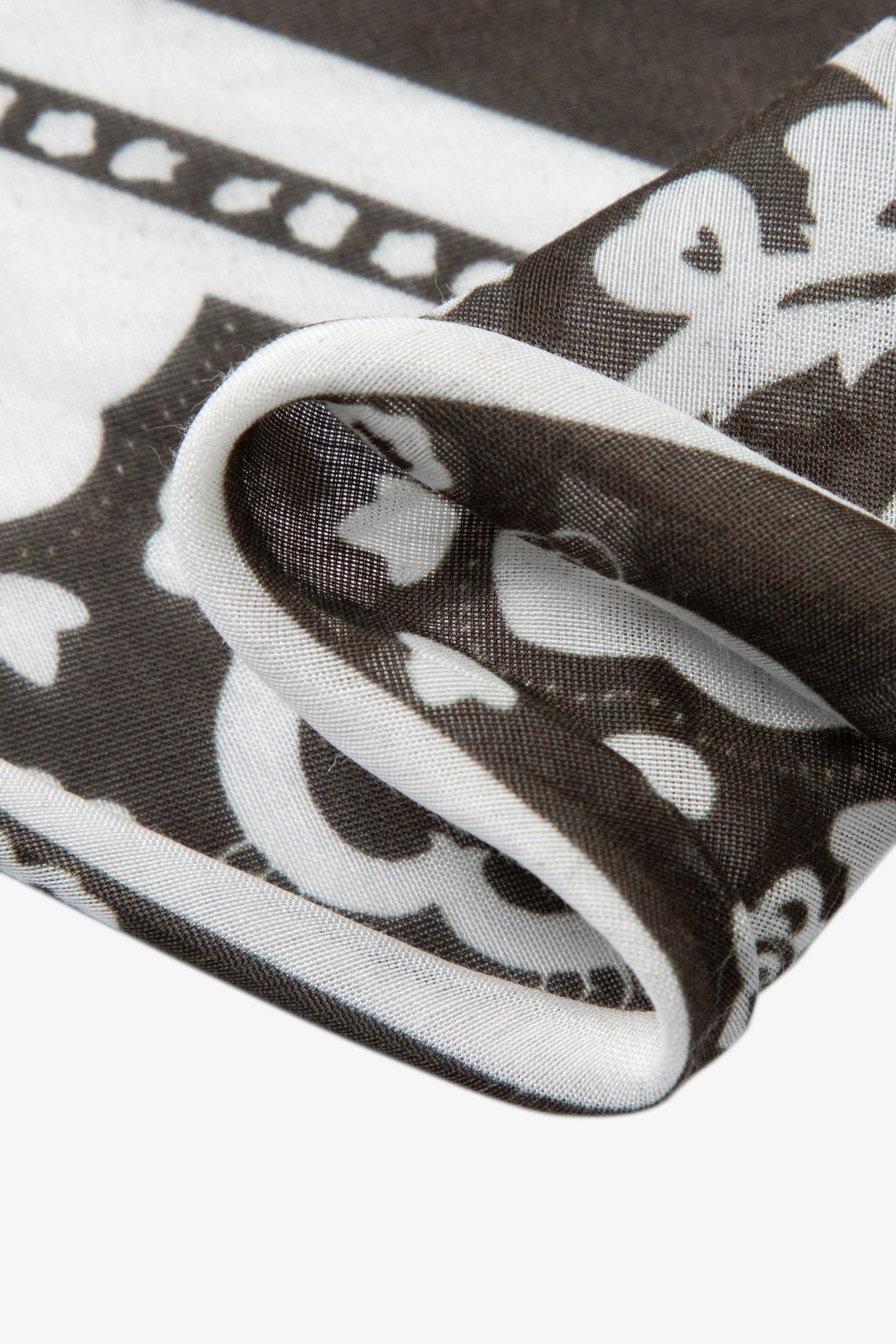 Vintage Floral Triangle Scarf