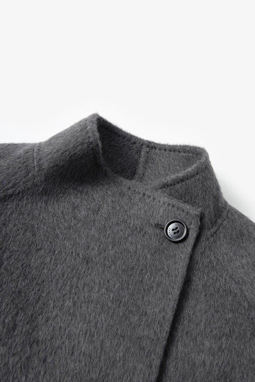 Load image 1 in gallery view. Belted Wool-Cashmere Coat