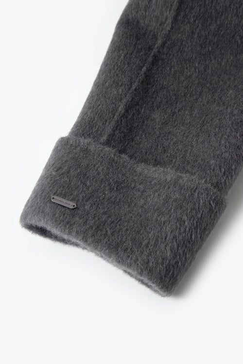 Load image 1 in gallery view. Belted Wool-Cashmere Coat