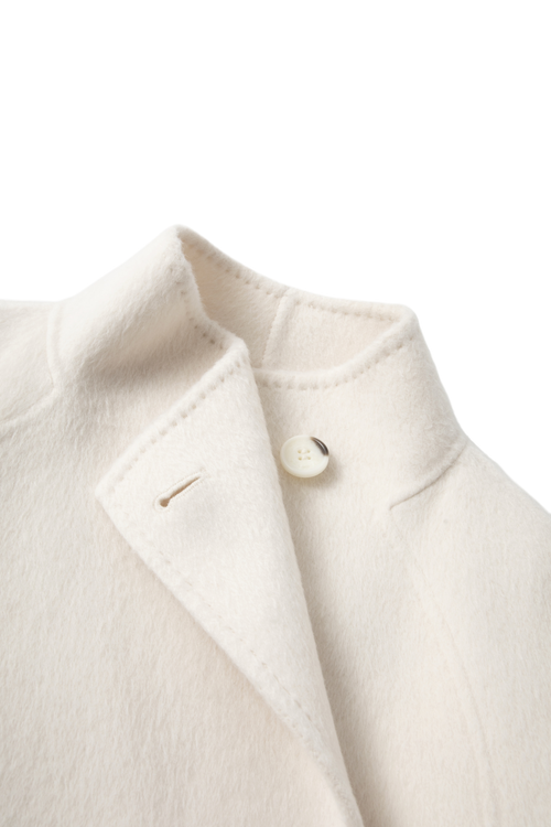 Load image 1 in gallery view. Belted Wool-Cashmere Coat
