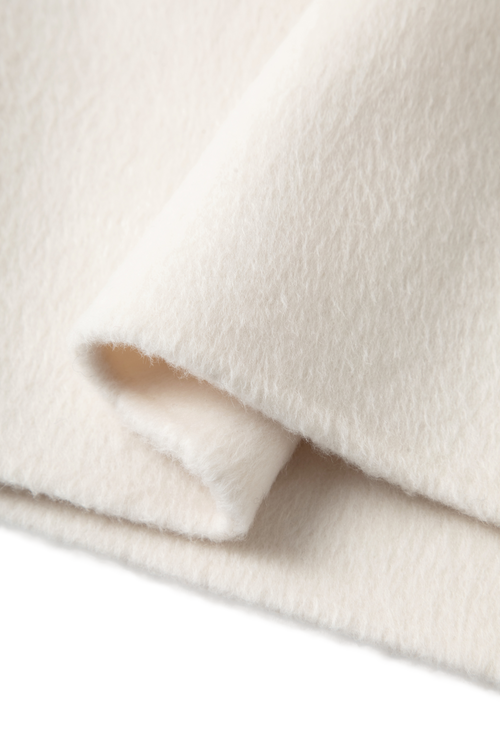 Load image 1 in gallery view. Belted Wool-Cashmere Coat