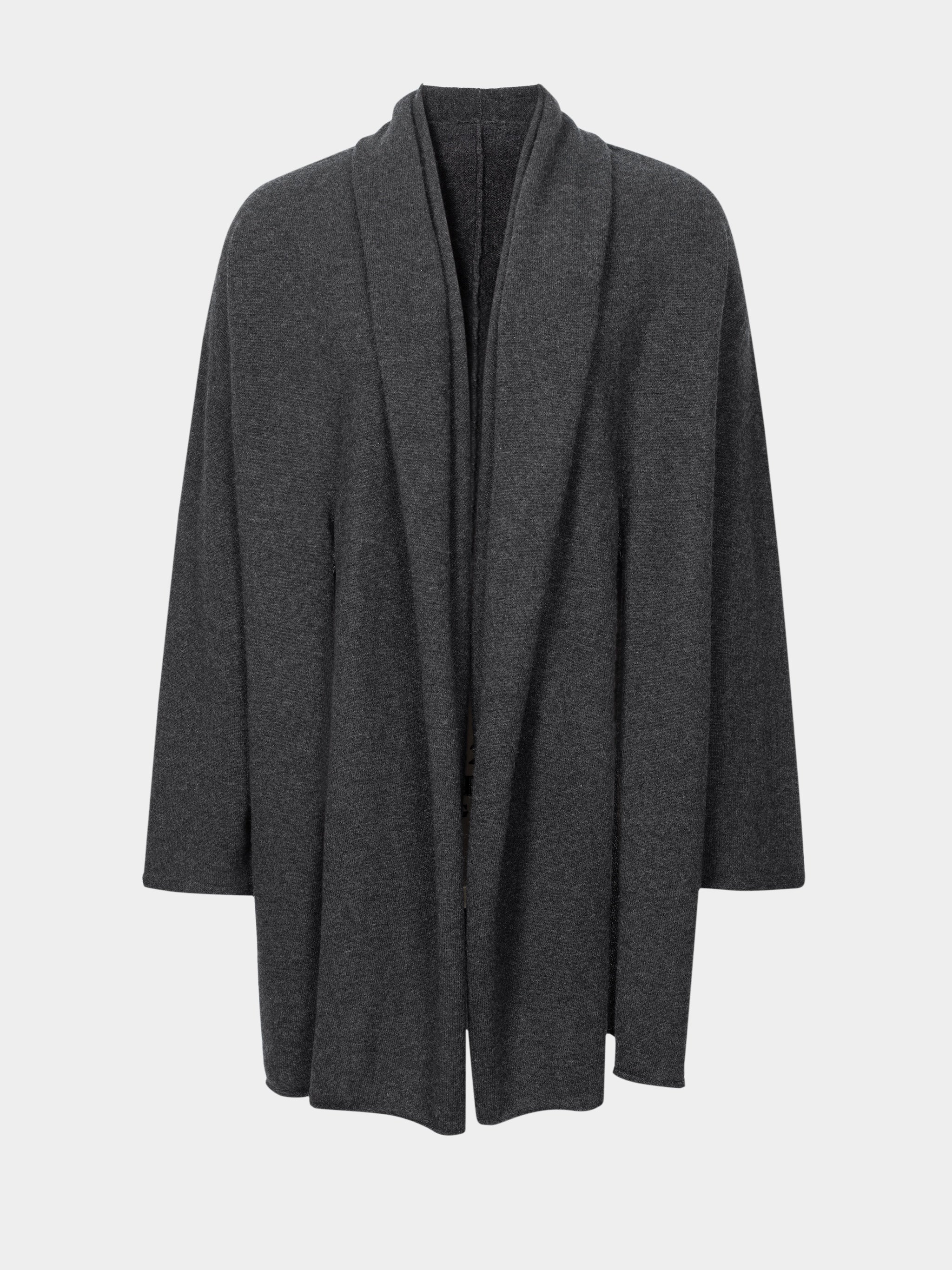 Pure Cashmere Open-Front Coatigan