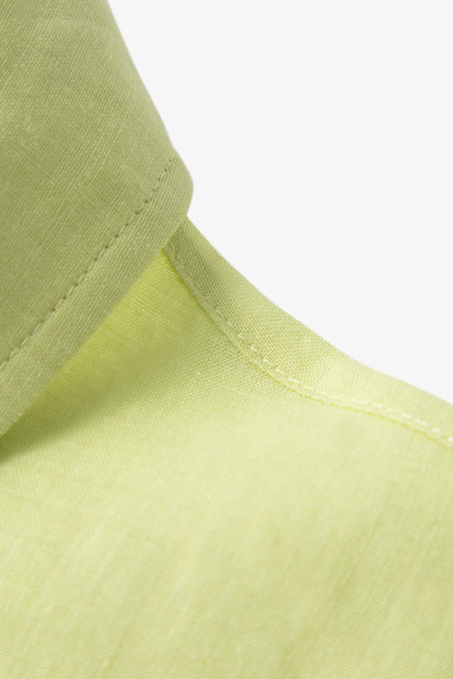 Load image 1 in gallery view. Pure Linen Relaxed Long-Sleeve Shirt