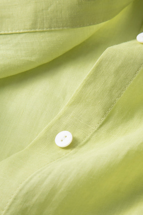 Load image 1 in gallery view. Pure Linen Relaxed Long-Sleeve Shirt