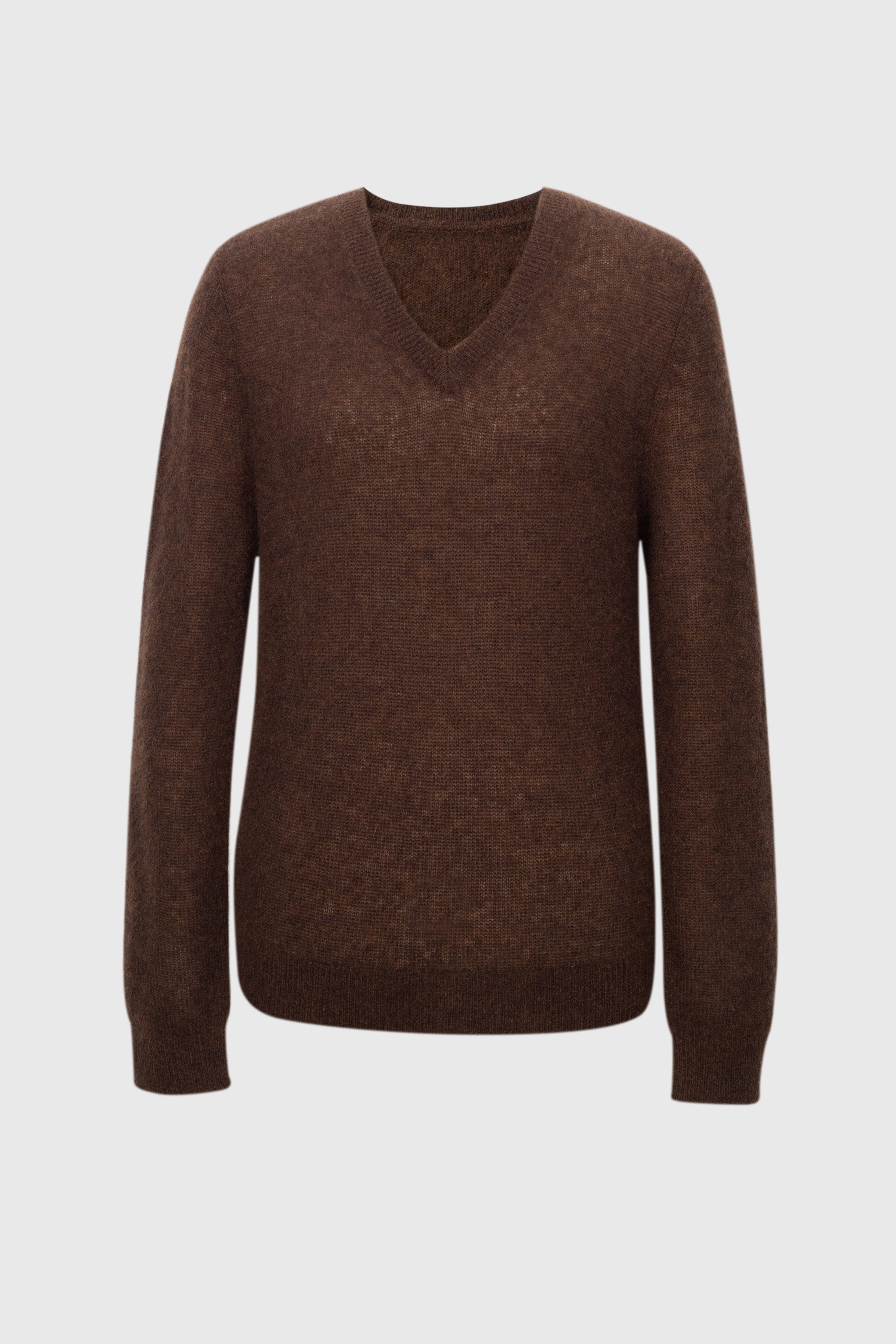 Relaxed V-Neck Raglan Sweater