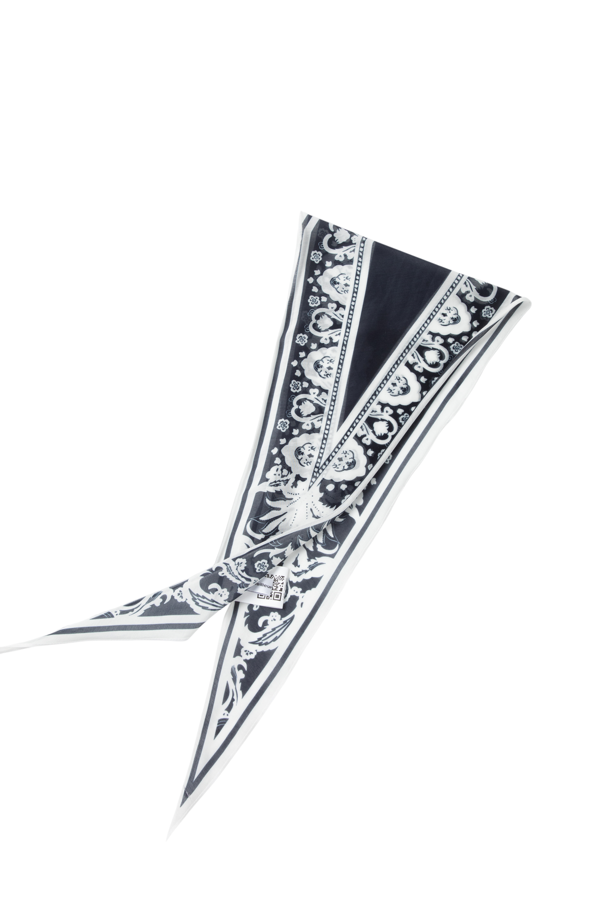 Vintage Floral Triangle Scarf