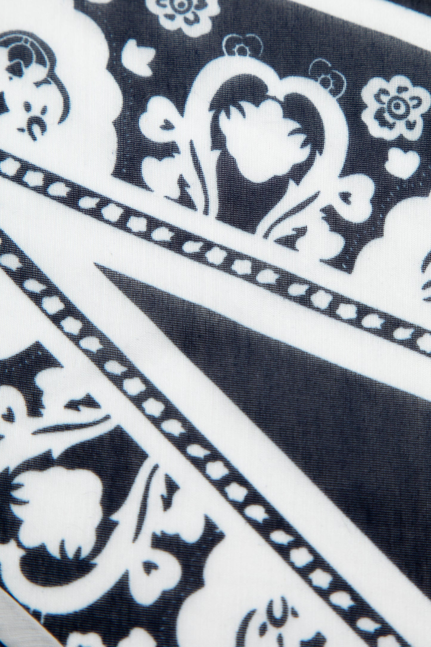 Vintage Floral Triangle Scarf