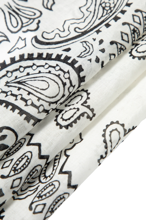 Load image 1 in gallery view. Classic Paisley Cotton scarf