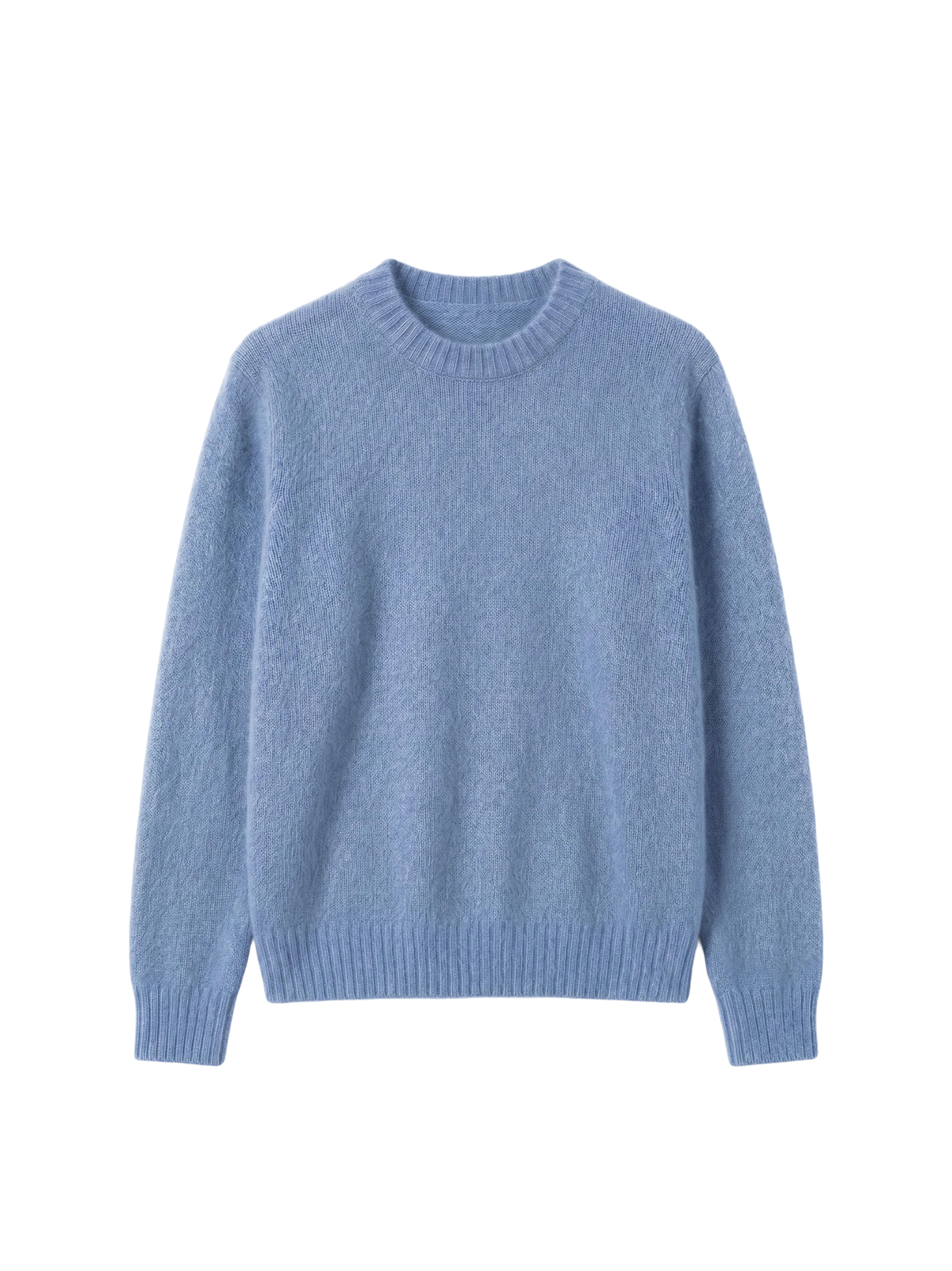 Lightweight Cashmere-Silk Crewneck Sweater