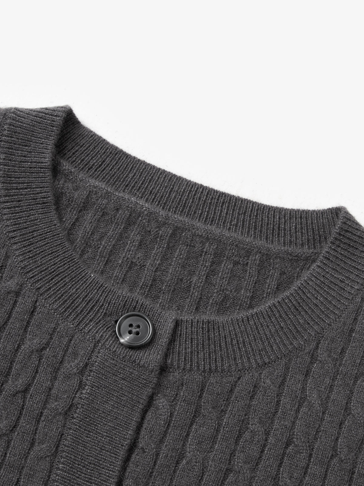 Cable Knit Cashmere Cardigan