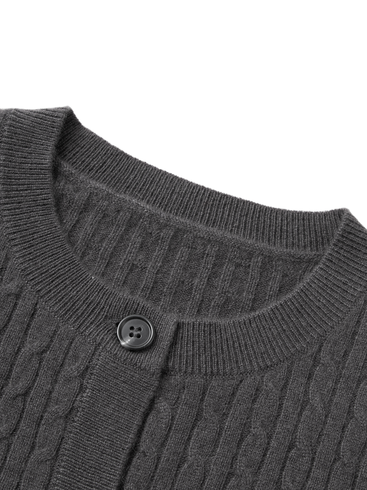 Cable Knit Cashmere Cardigan