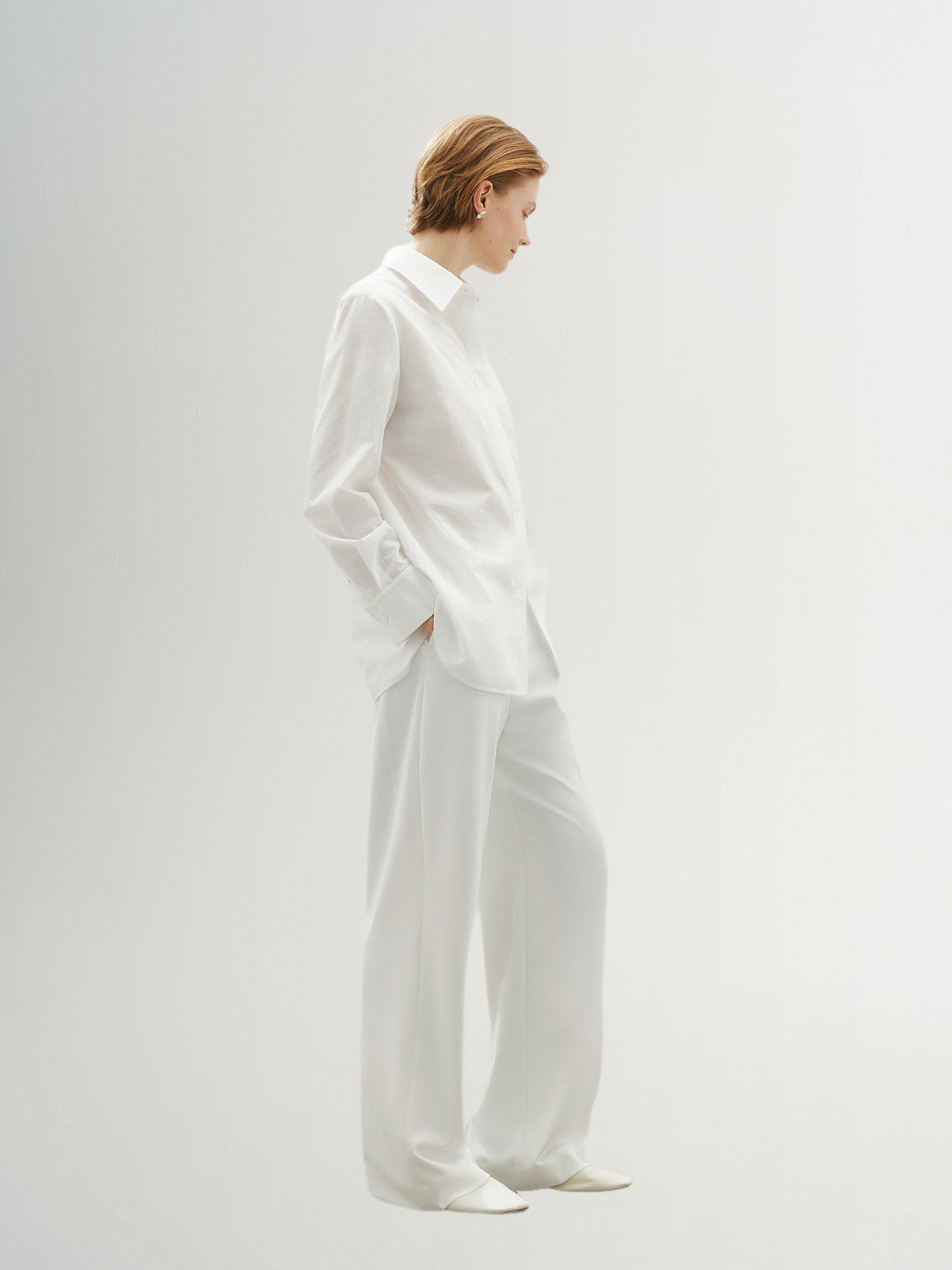 Classic Concealed Placket Shirt