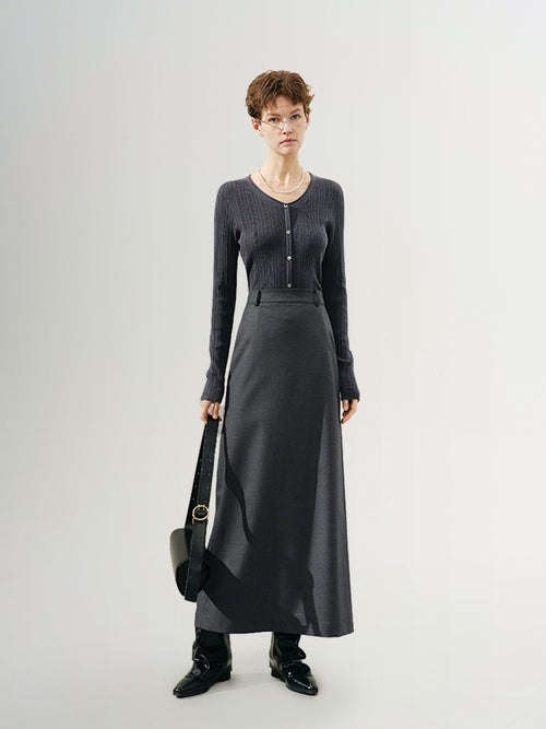 Load image 1 in gallery view. Long-Sleeve Knit Top