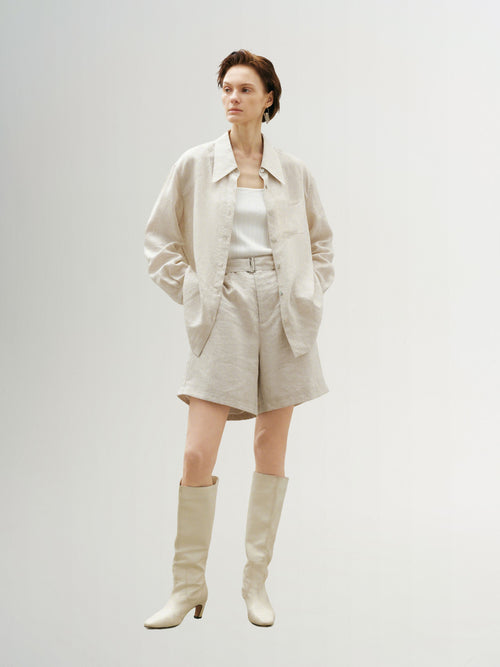 Load image 1 in gallery view. 100% Linen Shirt