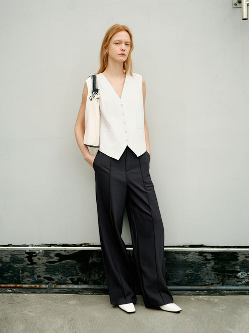 Load image 1 in gallery view. Linen Vest Top