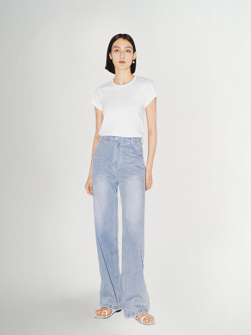 Load image 1 in gallery view. Straight Fit Jeans