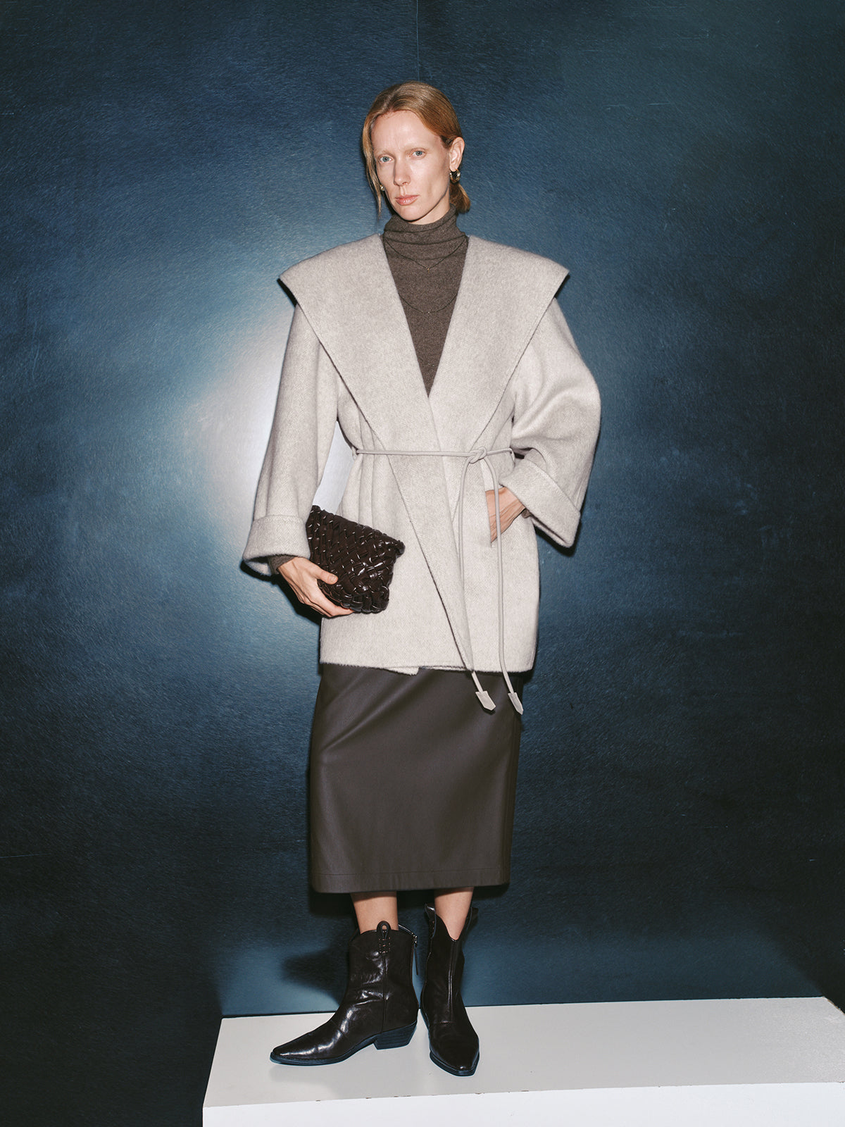 Elevated Alpaca-Wool Hooded Jacket