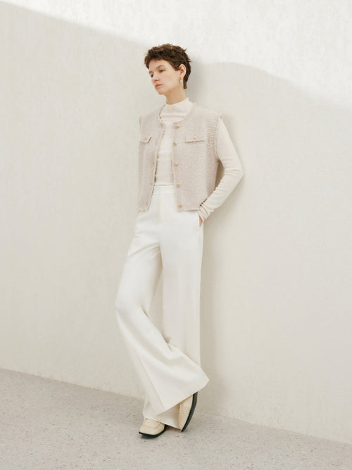 Load image 1 in gallery view. Tweed Knit Vest