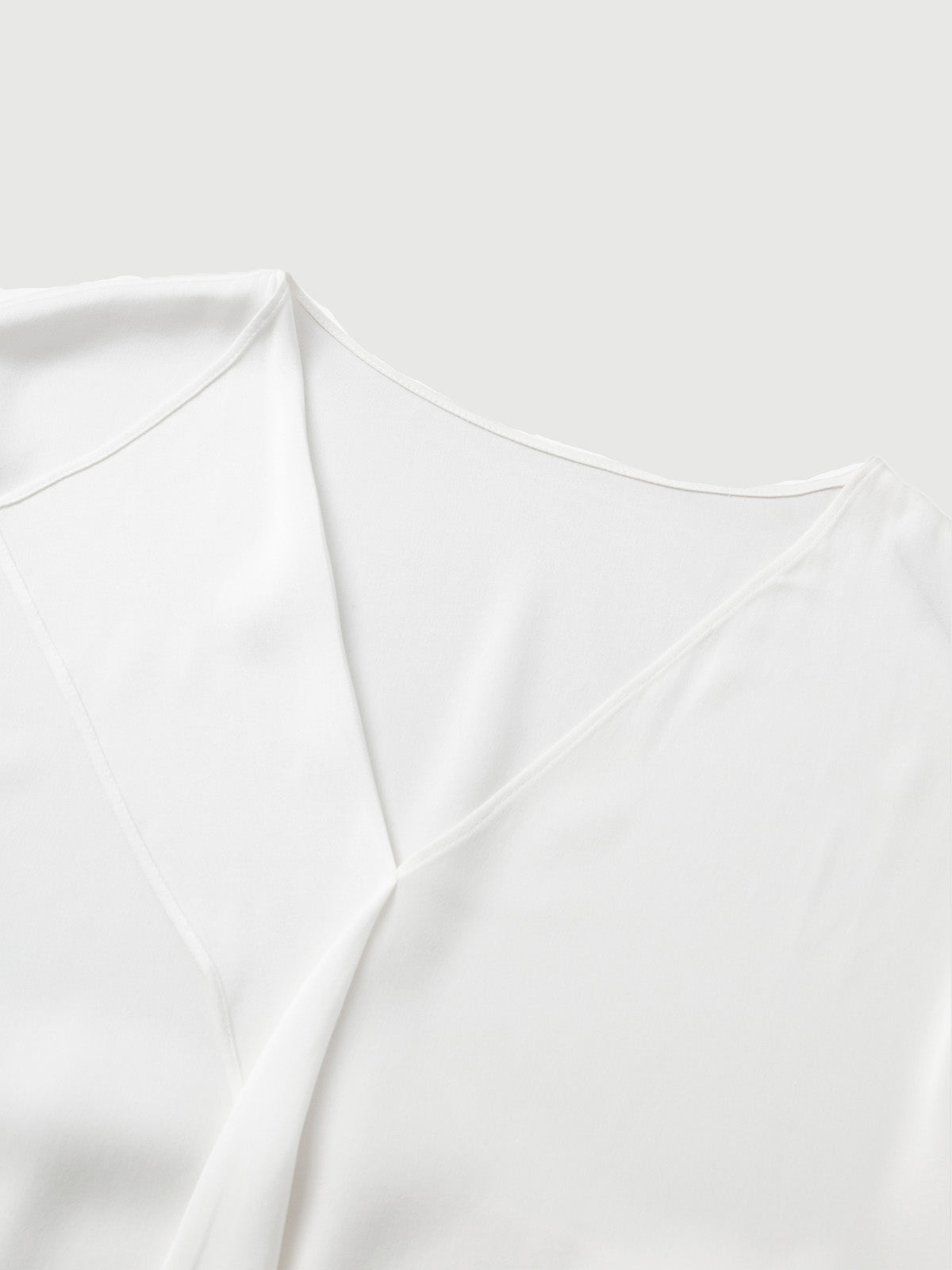 Silk V-neck Shirt