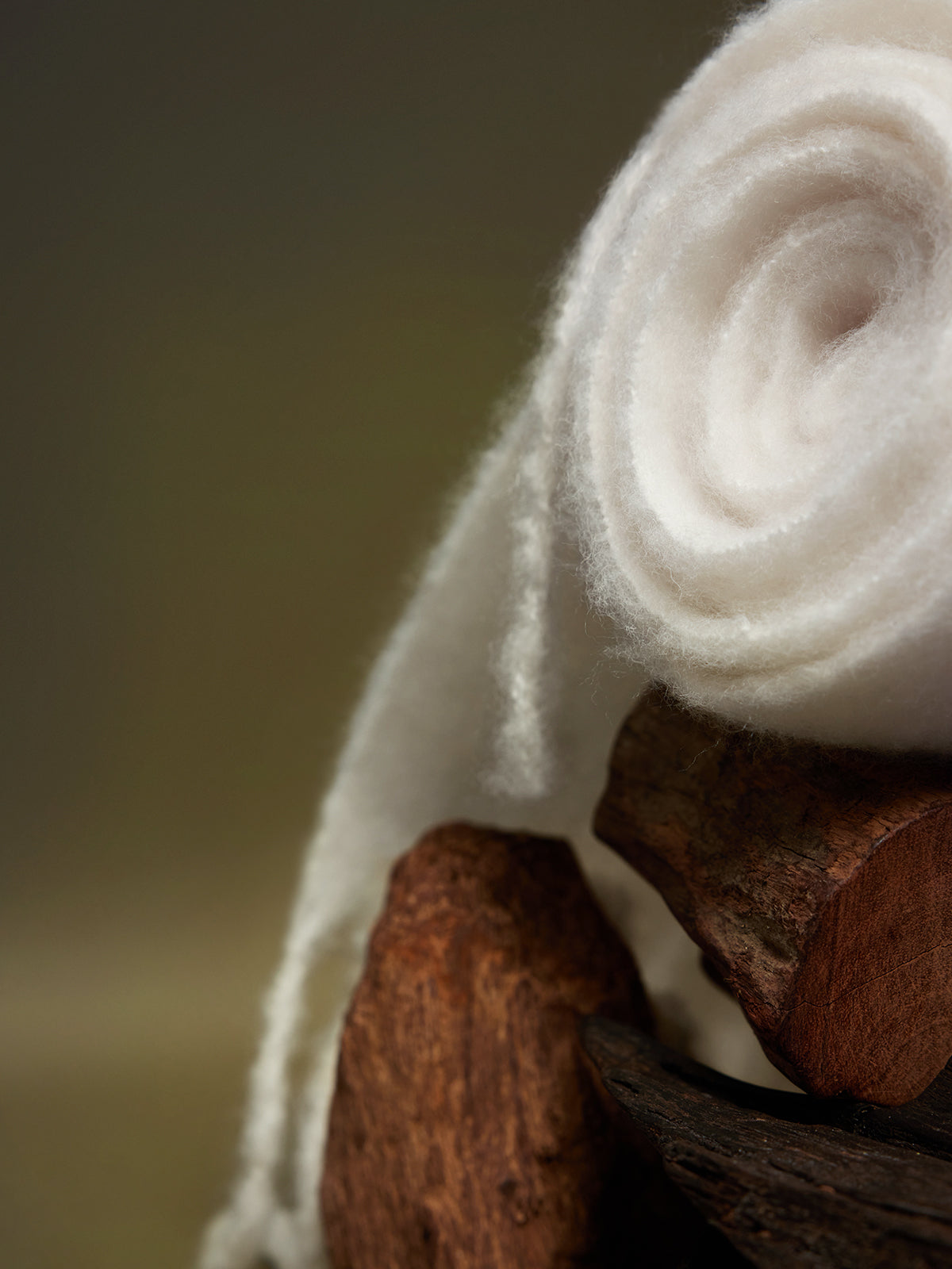 Off-White Animal Print Wool Blend Scarf