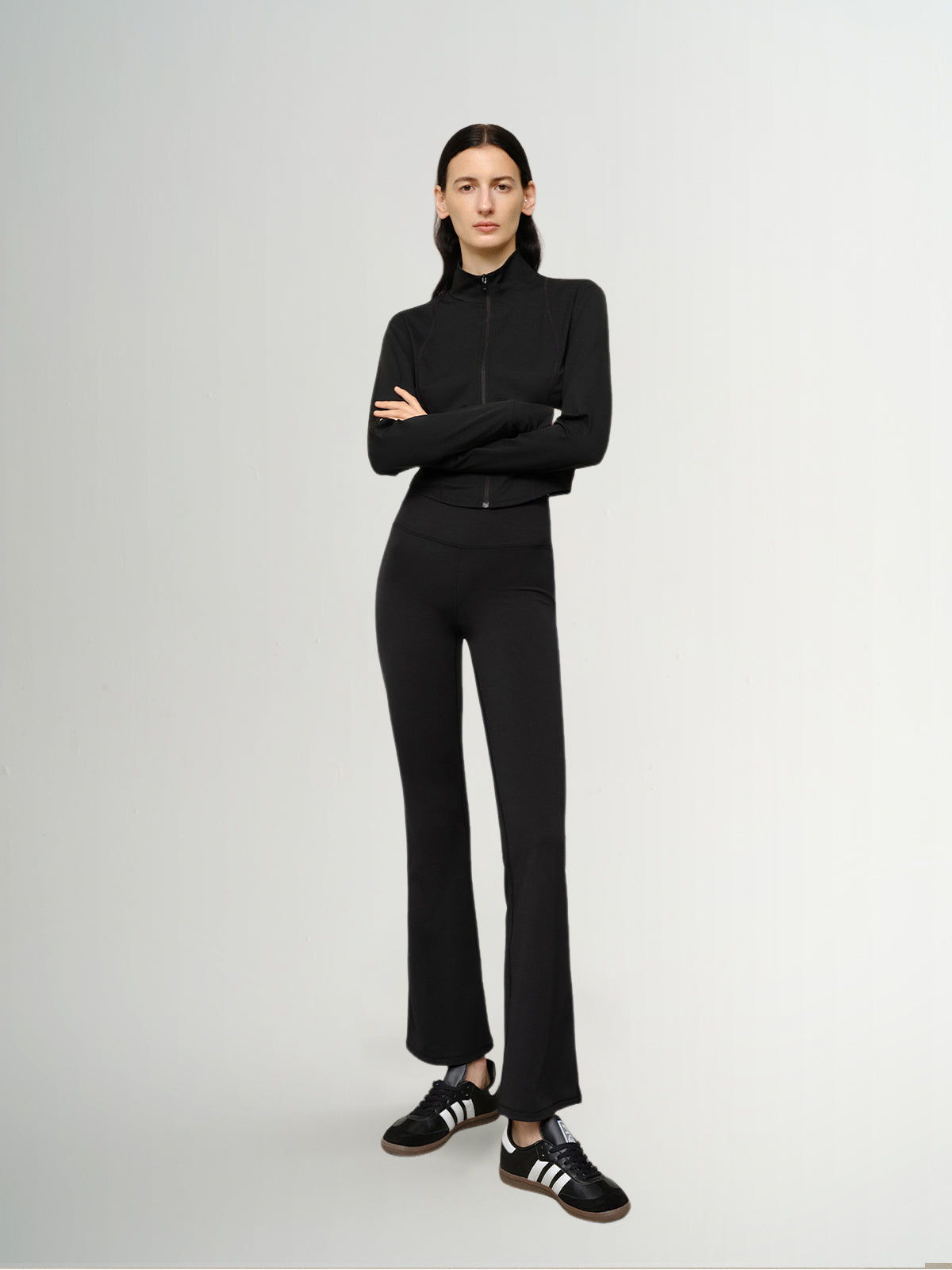 Yoga Zipper Cropped Jacket