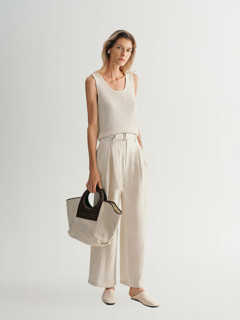 Lisa Tank Top - Beige