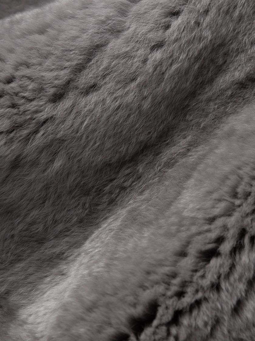 Fox Fur Collar Longline Parka