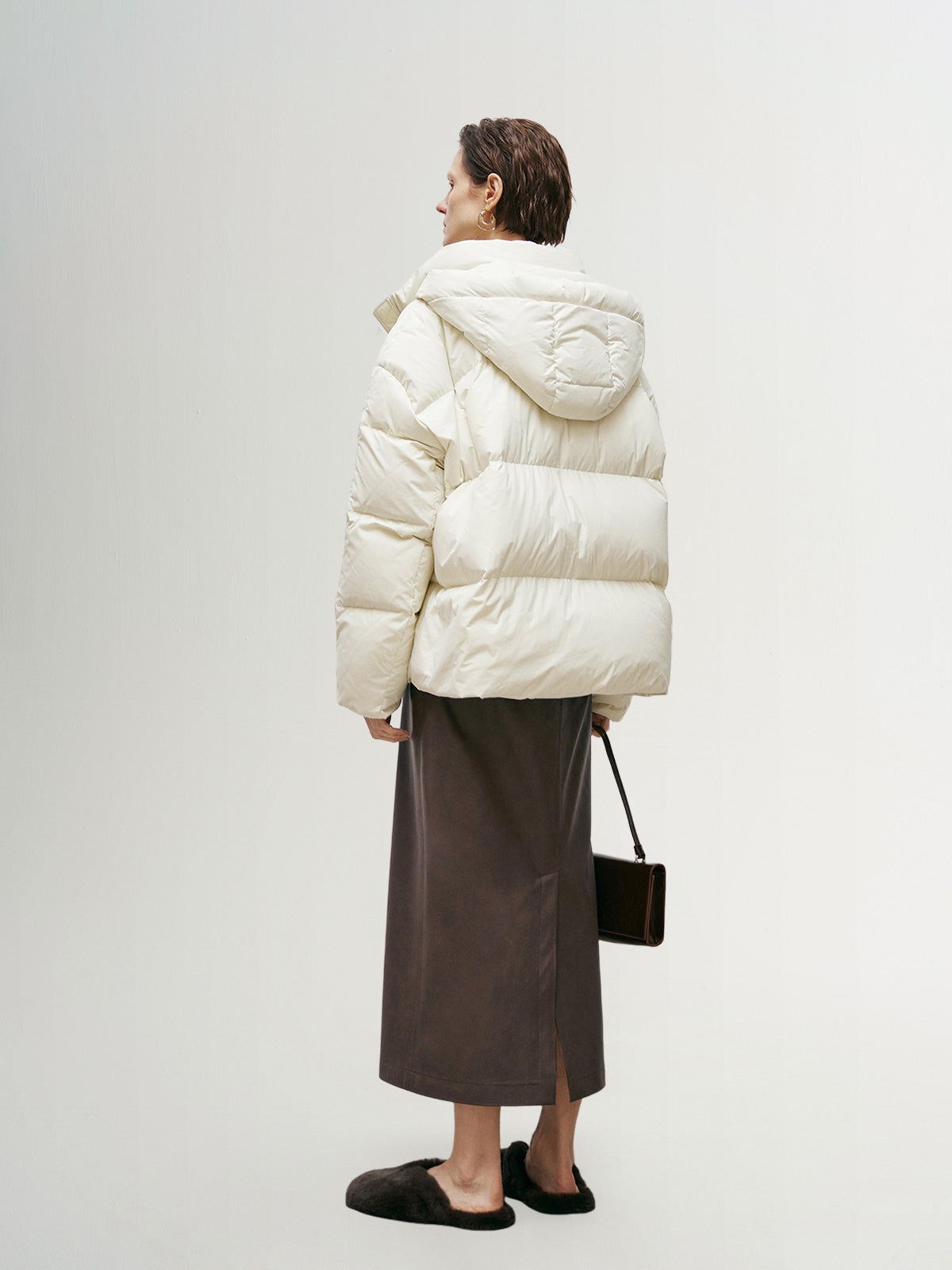 Loose-Fit Goose Down Puffer Jacket