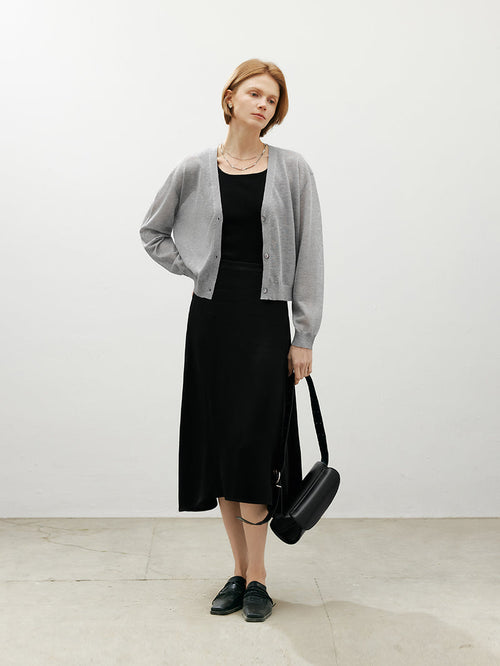 Load image 1 in gallery view. V Neck Thin Cardigan