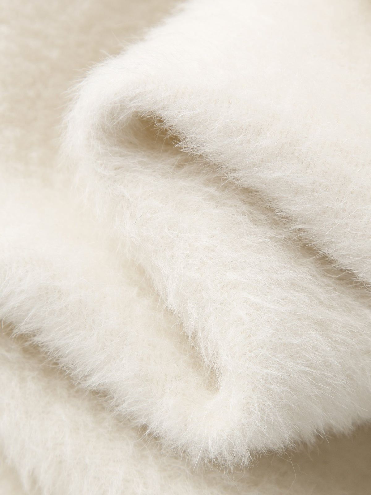 Alpaca Hair Wool Double-Breasted Belted Coat
