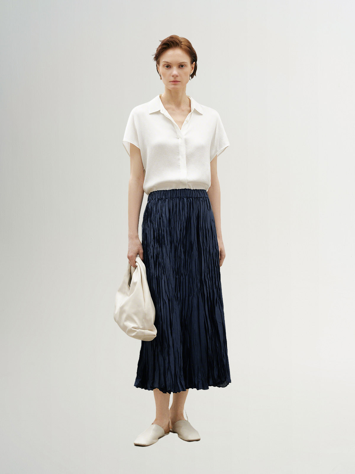 A-Line Midi Skirt