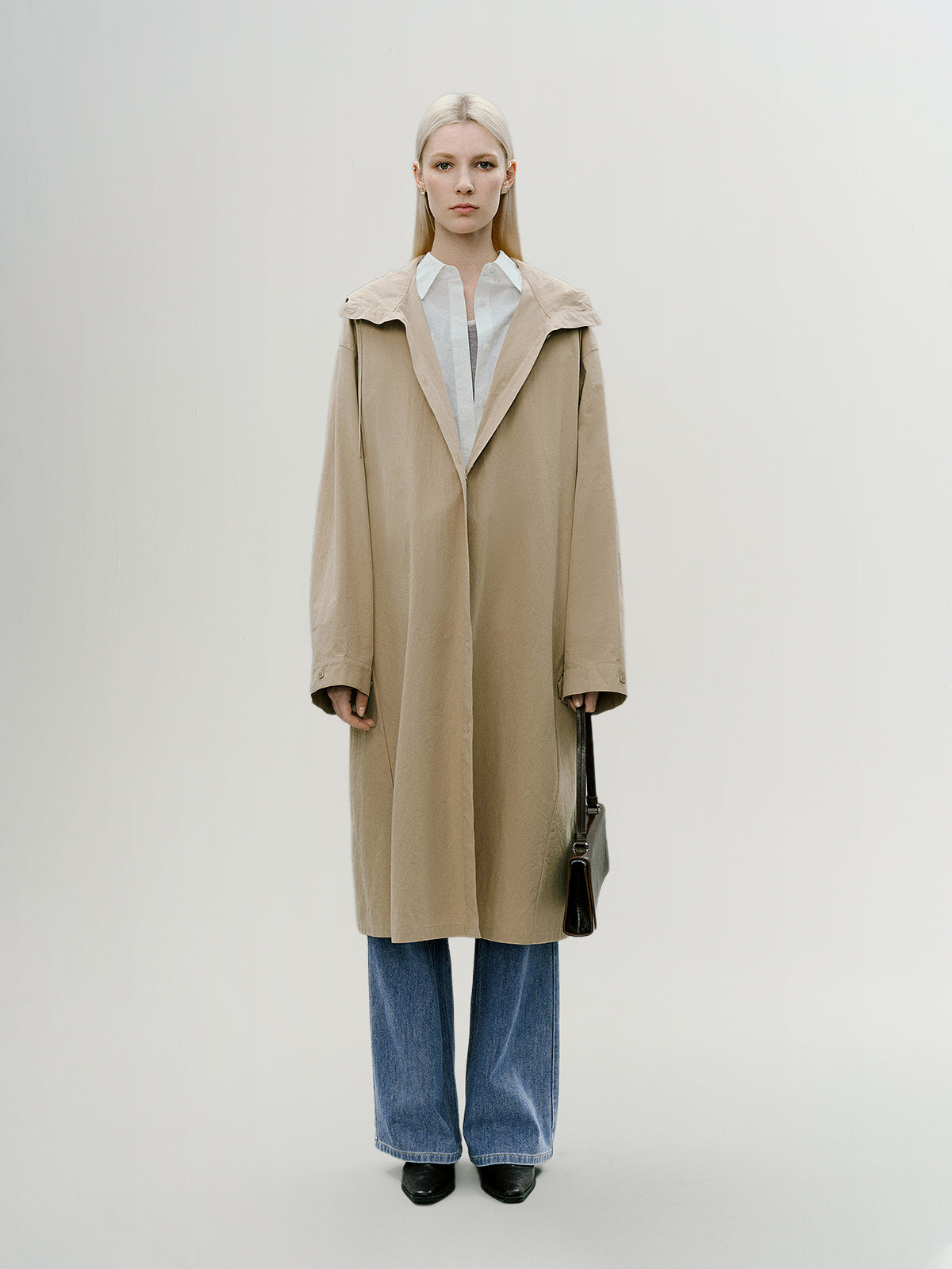 Cotton Hooded Rain Coat