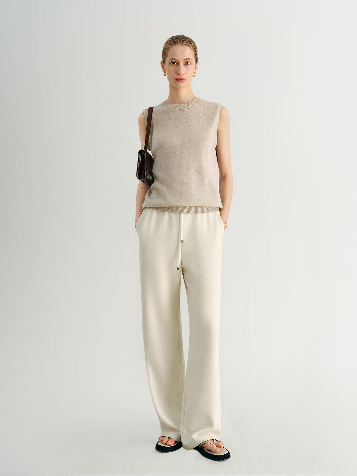 Pure Cashmere Crewneck Tank