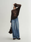 Cashmere-Silk Relaxed Pullover Sweater