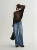 Cashmere-Silk Relaxed Pullover Sweater