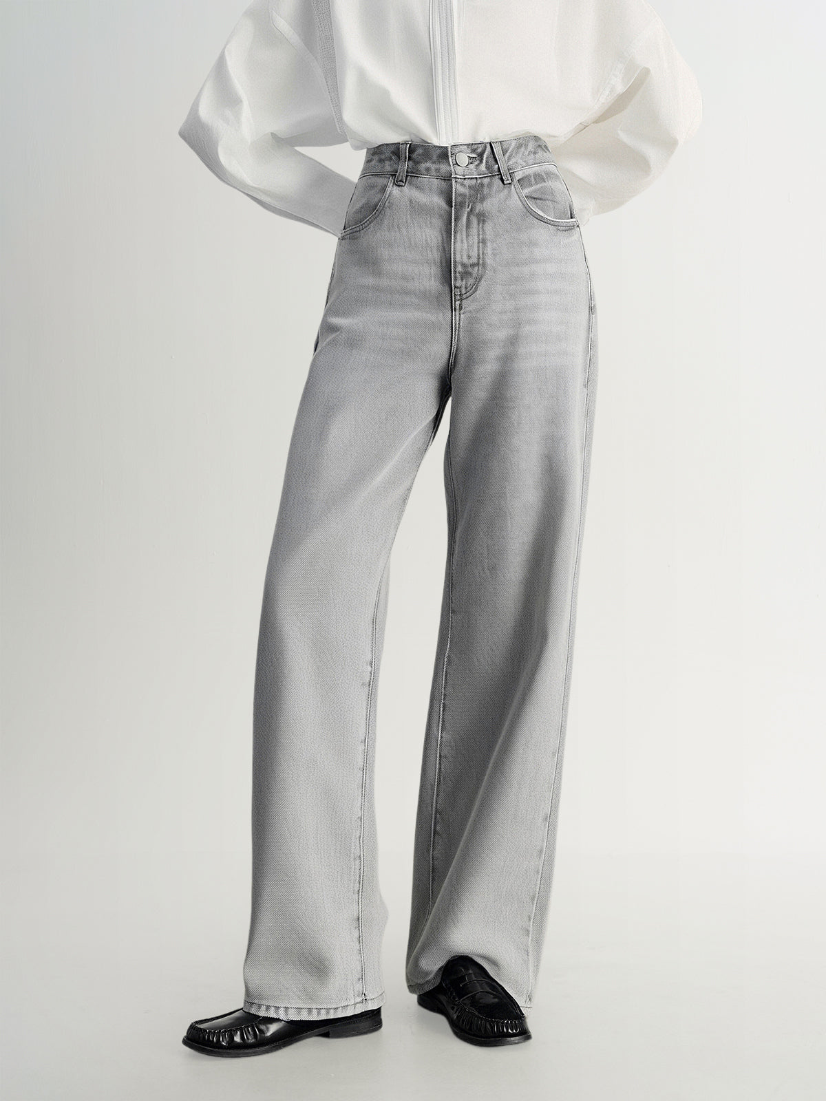 Straight Denim Jeans