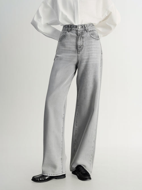 Load image 1 in gallery view. Straight Denim Jeans
