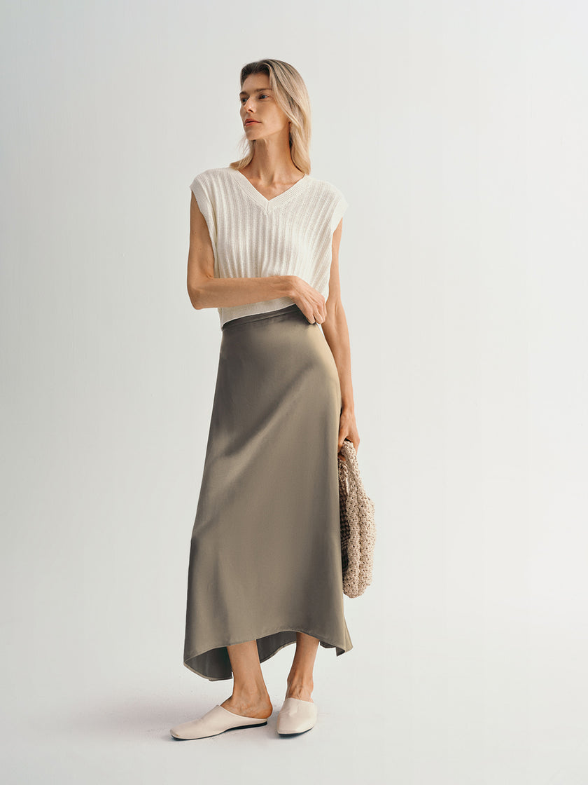 V-Neck Sleeveless Jumper