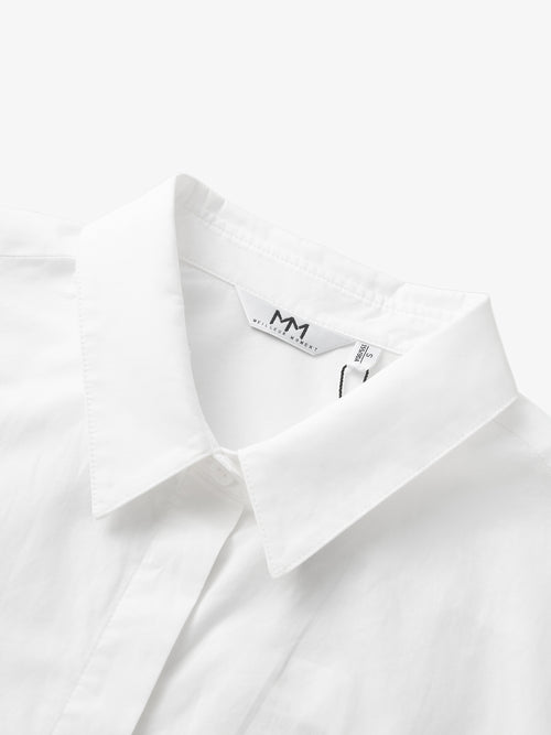 Load image 1 in gallery view. Concealed Placket Pure Cotton Shirt