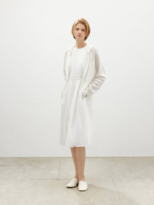 Load image 1 in gallery view. Cable-Knit Net Hoodie