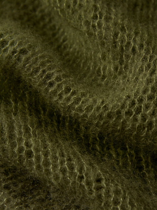 Load image 1 in gallery view. Relaxed V-Neck Raglan Sweater